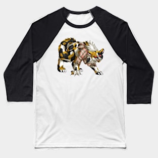 WereCat: Calico Tabby Baseball T-Shirt